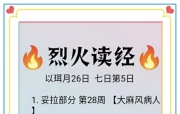 🔥烈火读经🔥   以珥月26日  七日第5日