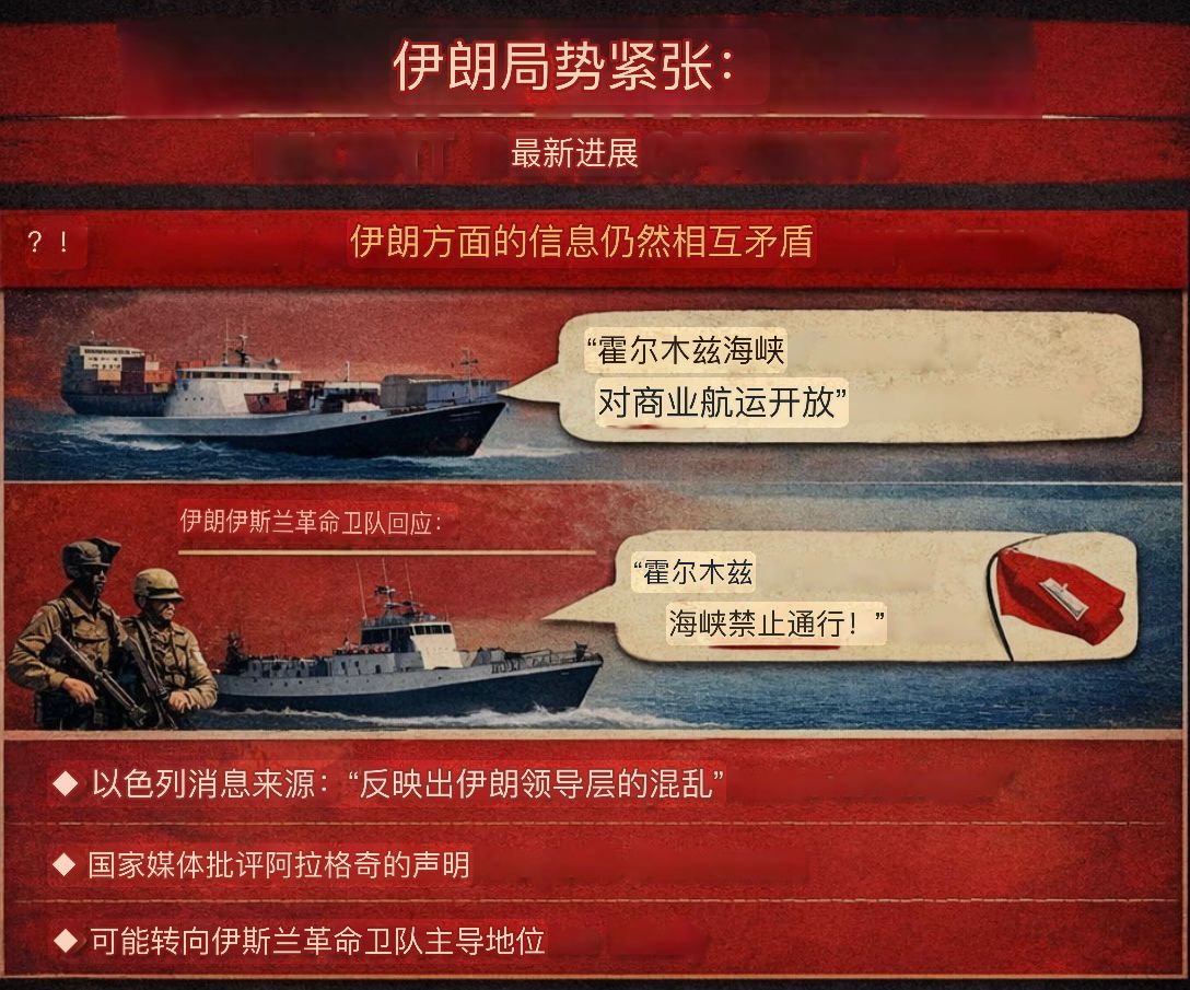 伊朗内部表态混乱